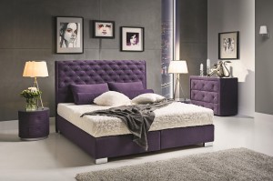 Łóżko Kontynentalne z wezgłowiem 301