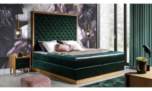 Łóżko Kontynentalne z wezgłowiem 700